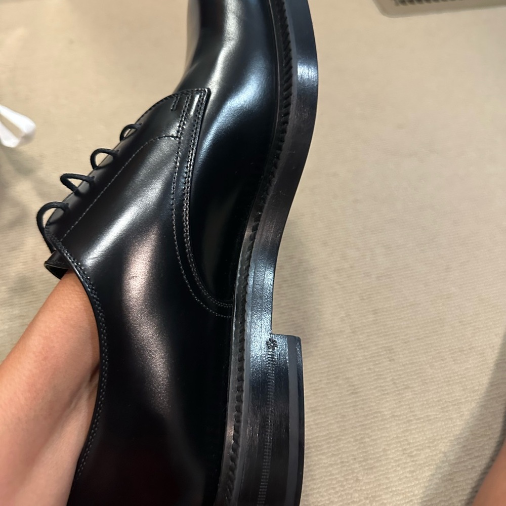 Gucci Black Leather Oxford Shoes - Picture 10 of 16